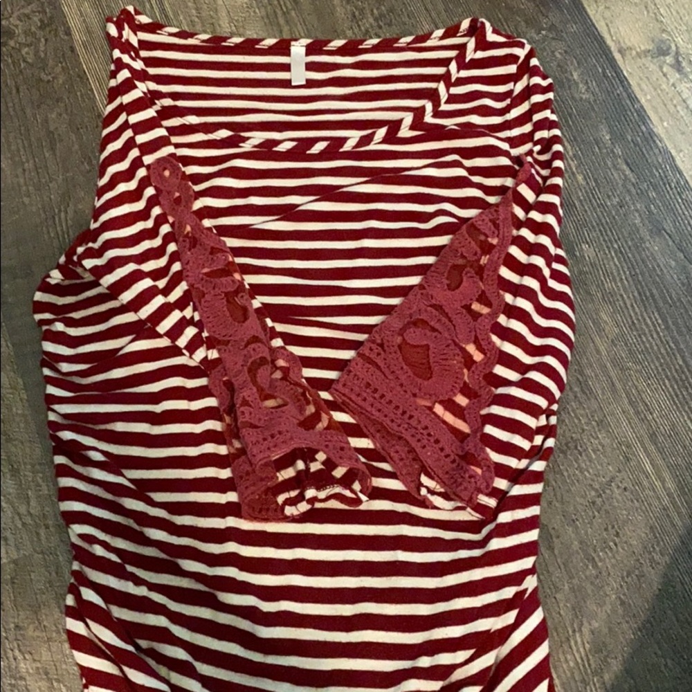 Pink blush maternity shirt